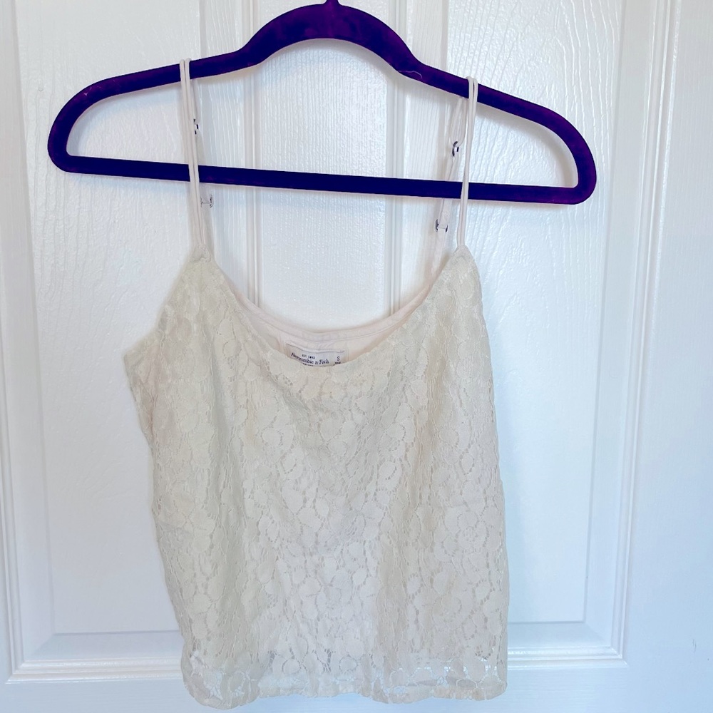 3 for $30 Abercrombie Cropped Lace Tank